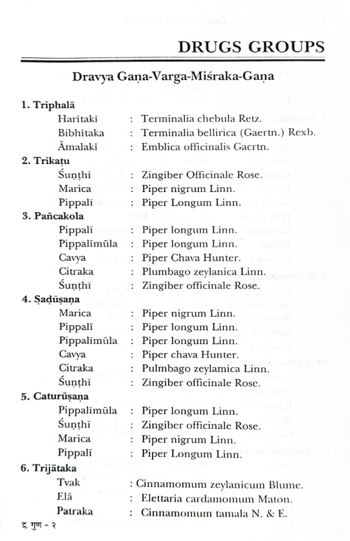 Dravyaguna Vijnana 3 vols.